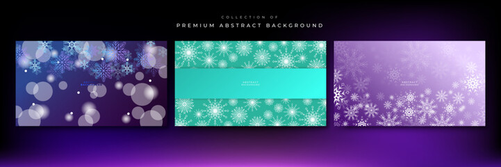 christmas background with snowflake winter snow border vector illustration for greeting card, wallpaper, banner, happy holiday, new year, and party invitation