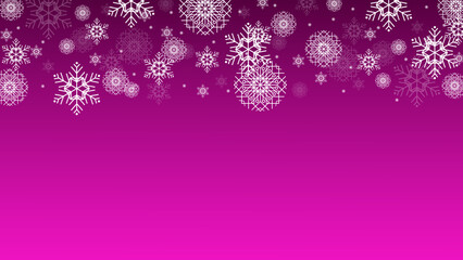 Christmas holiday background with snowflake and text space. Merry christmas winter design card. Vector illustration. New year background with snow decoration. For banner, greeting card, and wallpaper