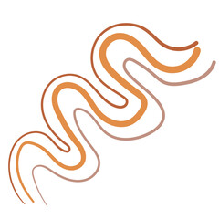 Fototapeta premium Abstract Brush Line Shape