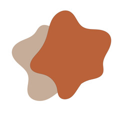 Organic Abstract Blob Shape