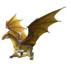 Fototapeta premium golden dragon for Xmas