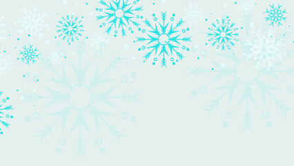 Fototapeta na wymiar Beautiful christmas background with snowflake snow decoration. Vector illustration