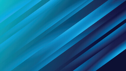 Obraz premium Abstract blue background. diagonal glowing lines and strips.