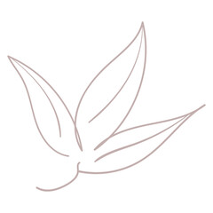 Abstract Leaf Line Element