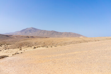 Fototapeta na wymiar Natural landscape of Lanzarote. Canary Islands. Spain.
