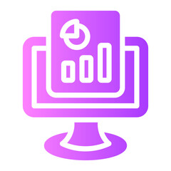 computer gradient icon