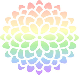 abstract flower illustration