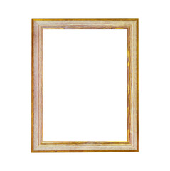 golden wooden photo frame