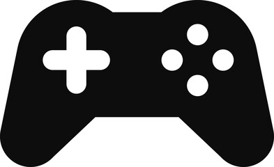 Gamepad black illustration icon isolated  © lnm
