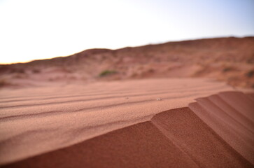 Fototapeta na wymiar dune crest in namib dry pan of Sossusvlei Namib Naukluft National Park