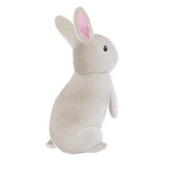 立っている野うさぎの水彩イラスト