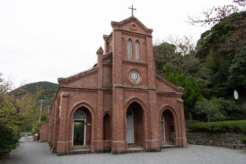 五島のシンボル、レンガ造りの堂崎教会
