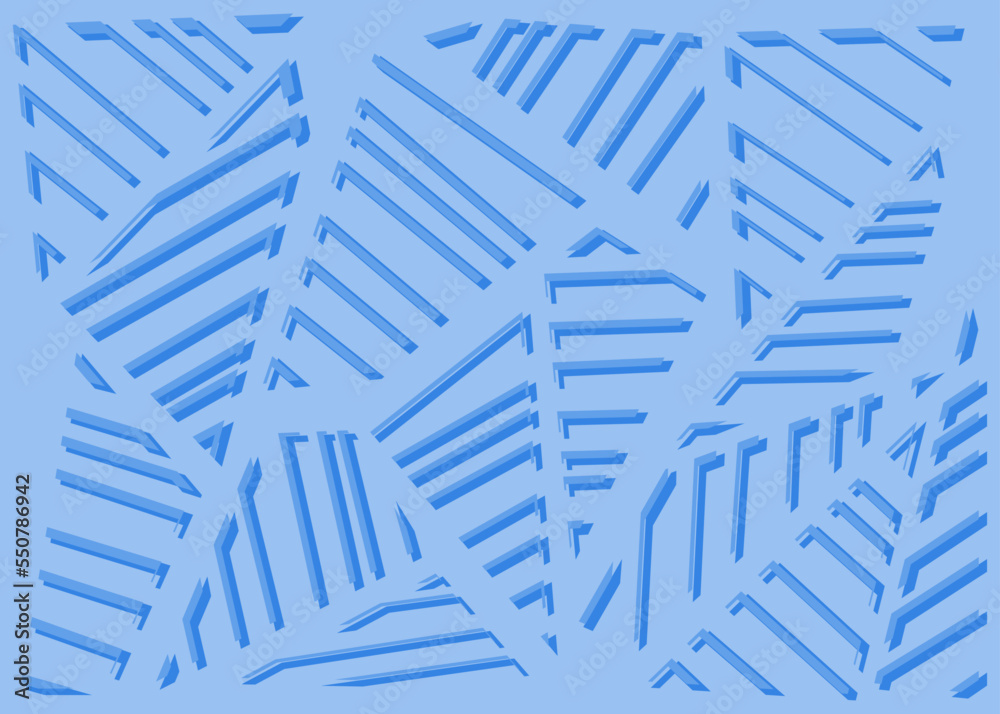 Poster abstract background with striped triangle pattern