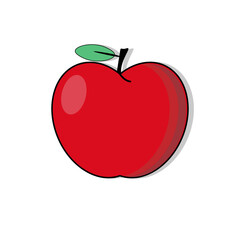 apples. red icon design vector illustration