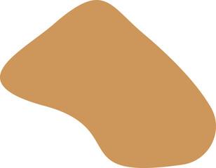 Abstract organic shape vector illustration. Minimalistic liquid form, organic stain or geometric spot for modern abstract design or trendy fashion pattern