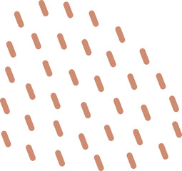 Abstract dotted organic shape vector illustration. Minimalistic liquid form, organic dashed stain or geometric dotty spot for modern abstract design or trendy fashion pattern