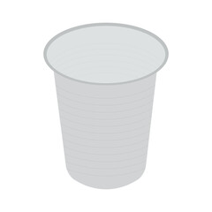 Disposable tableware, plastic cup.