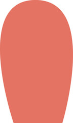 Abstract fauvism solid spots and blobs. Minimalistic scissors cut out form blot or drop, paper cut spot or geometric origami shapes for modern abstract design or trendy fashion pattern