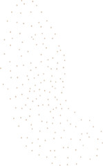 Abstract dotted organic shape vector illustration. Minimalistic liquid form, organic dashed stain or geometric dotty spot for modern abstract design or trendy fashion pattern