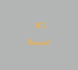 10% discount vector and illustration