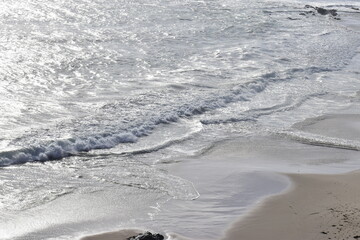 waves on the beach