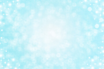 abstract blur blue and white color background with star glittering light for show,promote and...
