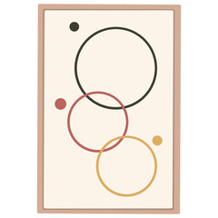 Abstract Painting Frame Decoration