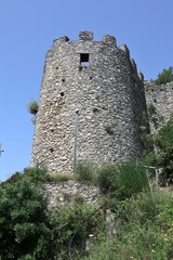 Mercato San Severino - Torre della seconda cinta muraria del Castello dei Sanseverino