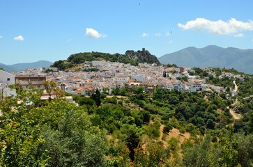 Fototapeta na wymiar Gaucín en el Valle del Genal, Málaga, Andalucía, España