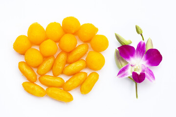 Traditional Thai desserts. 