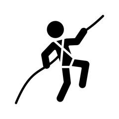 safety belt on a white background