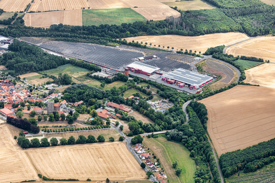 Luftbild Adelebsen von Westen