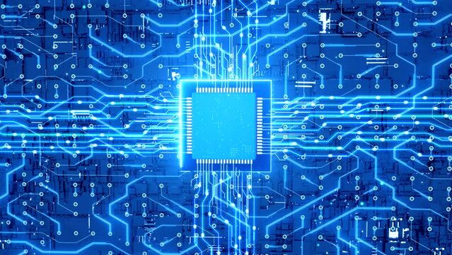 Artificial intelligence chip processor integrated circuit board