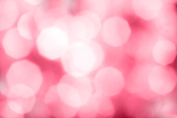 christmas beautifull shiny red background. sparkle festive blurred bokeh