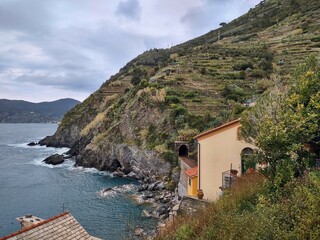Fototapeta na wymiar Scenic view in the Cinque Terre