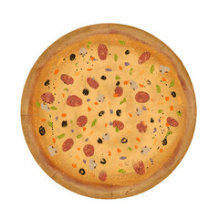Round pizza