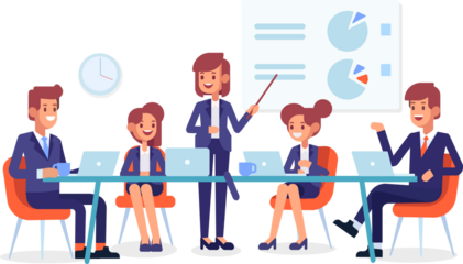 Business meeting  illustration