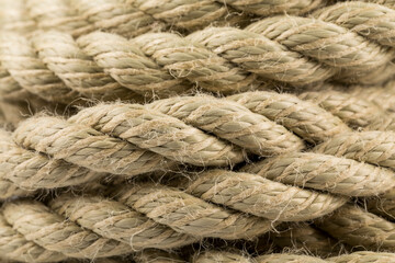 Fototapeta premium Old rope close up