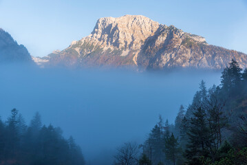 fog in the mountain