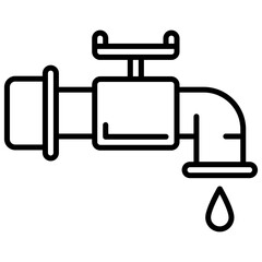 tap water with water drop icon