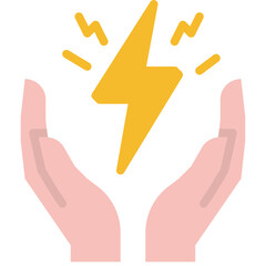 Obraz premium energy conservation flat icon