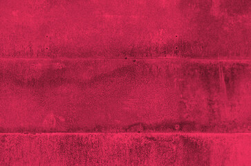 Magenta metal texture background. Viva magenta color of the year 2023. Close up.