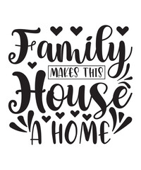 Family Quotes SVG Design