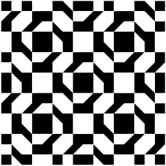
Monochrome Repeat Pattern.black and white grunge background.Abstract halftone pattern.
