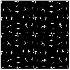 Monochrome Repeat Pattern.black and white grunge background.Abstract halftone pattern.