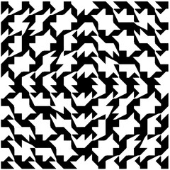 Monochrome Repeat Pattern.black and white grunge background.Abstract halftone pattern.