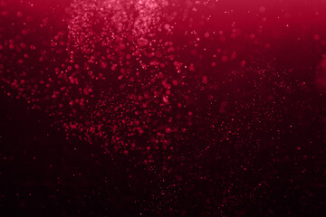 Viva magenta water ripple and water drop. Blank for holiday, Christmas cards. Template of color of the year 2023.
