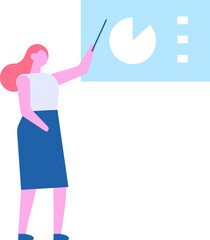 Business person flat illustration