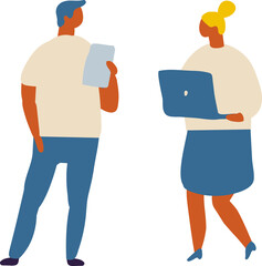 Business person flat illustration