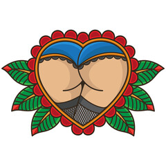 traditional ass tattoo flash